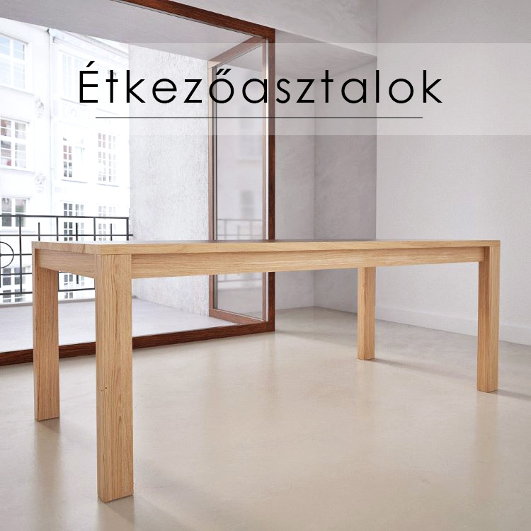 Fa étkezőasztal